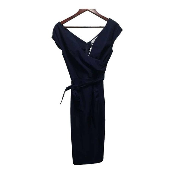 NWT Stretchy sleeveless blue dress by MUXXN size small - Picture 1 of 5
